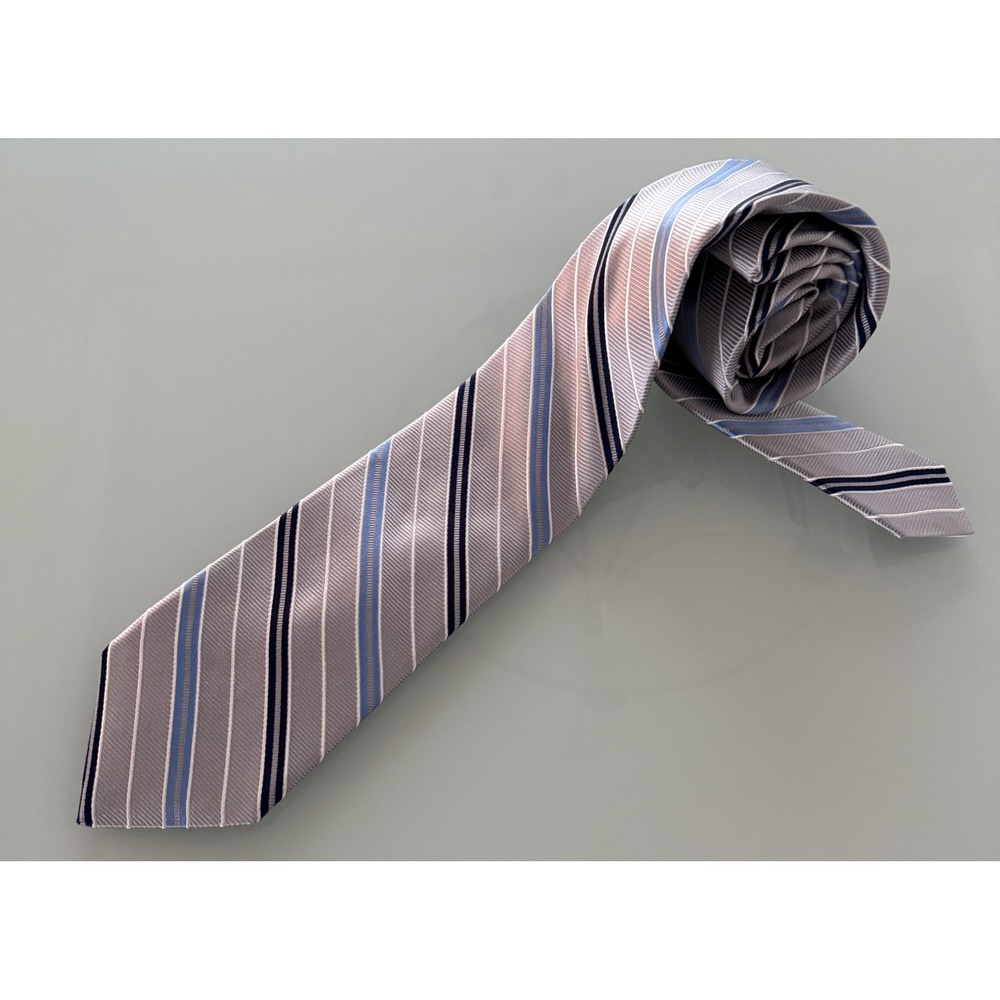 Westbury London Tie Men's Standard Size Silk Striped Preppy